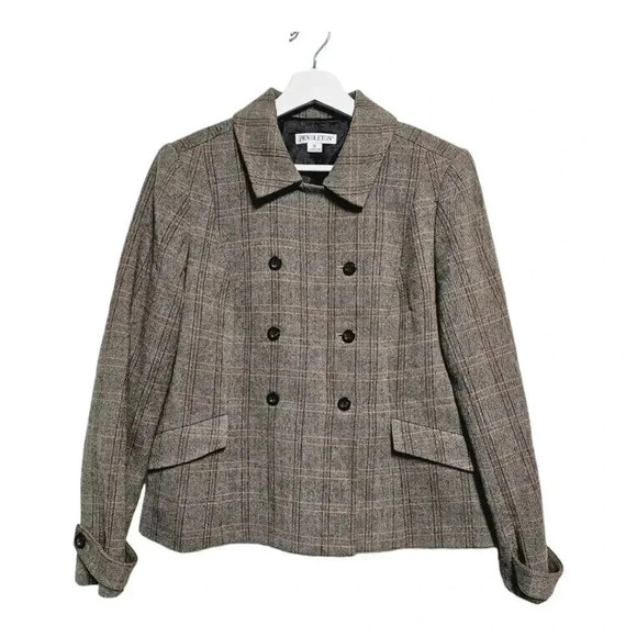 Pendleton Jackets & Blazers - Pendleton 12 fits like an 8/10 wool blend brown plaid jacket